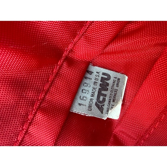 vintage-style s bomber varsity jacket, red with yellow size XL - Picture 7 of 7